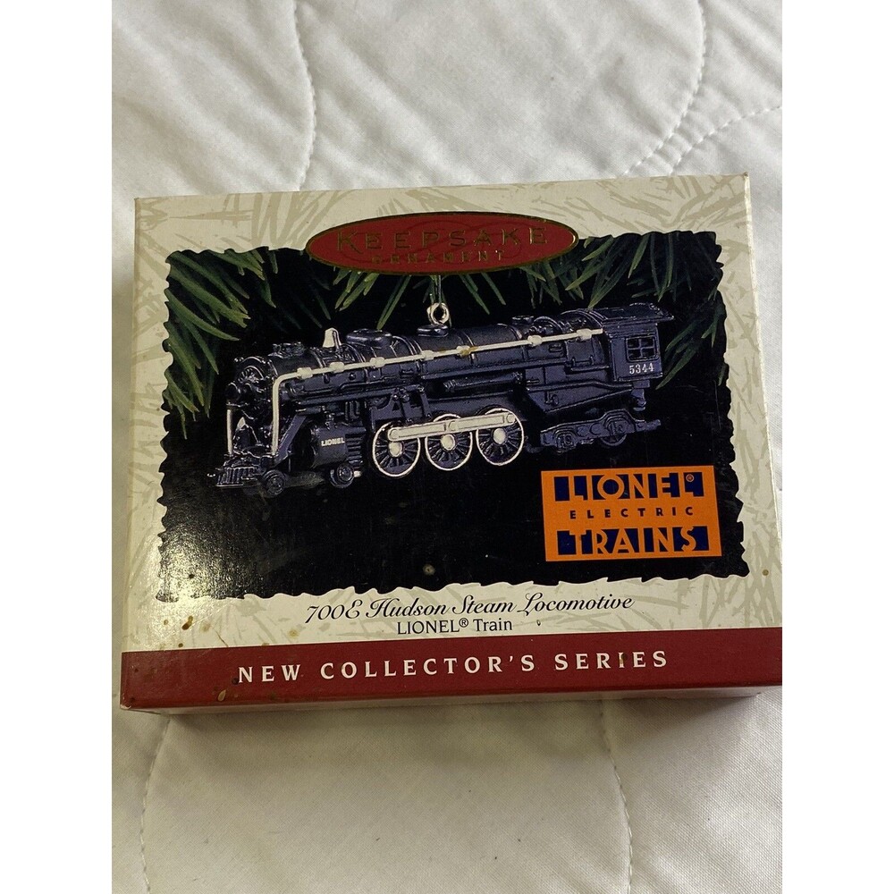 Hallmark Christmas Ornament Lionel 700E Hudson Steam Locomotive Train 1996 NIB